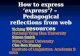 How to express ‘ express ’ ? – Pedagogical reflections from web resources Yiching Wu Yiching Wu National Tsing Hua University National Tsing Hua University