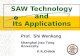Prof. Shi Wenkang SAW Technology and Its Applications Shanghai Jiao Tong University P.R.CHINA