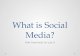 What is Social Media? And how best to use it. Agenda Introduction What is Social Media? Why use Social Media? Social Media Strategy and Integration Measurability
