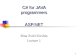 1 C# for JAVA programmers ASP.NET Rina Zviel-Girshin Lecture 1