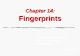 Chapter 14: Fingerprints “Fingerprints can not lie, but liars can make fingerprints.” —Unknown