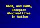 GABA A and GABA B Receptor Abnormalities in Autism.