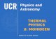 Physics and Astronomy THERMAL PHYSICS THERMAL PHYSICS U. MOHIDEEN