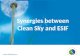 Synergies between Clean Sky and ESIF. Combination of funding under H2020 and ESIF is now allowed and encouraged under H2020 (Article 31 of RfP) and the