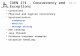 (12.1) COEN 171 - Concurrency and Exceptions  Coroutines  Physical and logical concurrency  Synchronization – semaphores – monitors – message passing