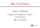 Ifs ProShare John Collison Head of Employee Share Ownership ifs ProShare.