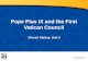 Pope Pius IX and the First Vatican Council Church History, Unit 6