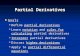 Partial Derivatives Goals Goals Define partial derivatives Define partial derivatives Learn notation and rules for calculating partial derivatives Learn