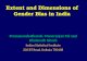 Extent and Dimensions of Gender Bias in India Premananda Bharati, Manoranjan Pal and Bholanath Ghosh Indian Statistical Institute 203 BT Road, Kolkata