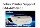 Zebra Printer Support