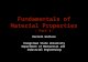Fundamentals of Material Properties - Part 1-