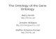 The Ontology of the Gene Ontology