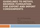Guidelines to  Methyl Bromide  Fumigation for Export and Import Consignments