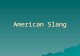 American Slang