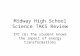 Midway High School Science TAKS Review
