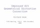 Improved ACS Geometrical Distortion Correction