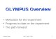 OLYMPUS Overview