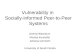 Vulnerability in  Socially-informed Peer-to-Peer Systems