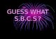 GUESS WHAT S.B.C.S ?