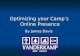Optimizing your Camp’s  Online Presence
