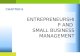 Entrepreneurship and  Small Business Management
