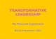 TRANSFORMATIVE LEADERSHIP