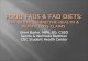 Food Fads & Fad Diets: The truth behind the health & weight Loss claims