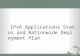 IPv6 Applications Status and Nationwide Deployment Plan