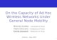 On the Capacity of Ad Hoc Wireless Networks Under General Node Mobility