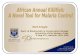 African Annual Killifish: A Novel Tool for Malaria Control