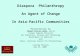 Diaspora  Philanthropy An Agent of Change In Asia-Pacific Communities Presentation by