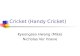 Cricket (Handy Cricket)