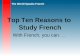 Top Ten Reasons to  Study French