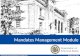 Mandates Management Module