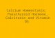 Calcium Homeostasis:  Parathyroid Hormone, Calcitonin and Vitamin D3