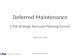 Deferred Maintenance UTSA Strategic Resource Planning Council March 18, 2009