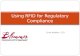 Using RFID for Regulatory Compliance