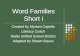 Word Families Short i
