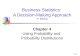 Chapter 4 Using Probability and  Probability Distributions