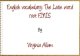 ppt 32261 English vocabulary The Latin word root FINIS