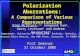 Polarization Aberrations: A Comparison of Various Representations