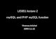 LIS651 lecture 2 mySQL and PHP mySQL function