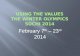 Using the values The Winter Olympics sochi  2014