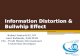 Information Distortion & Bullwhip Effect