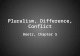 Pluralism, Difference, Conflict
