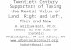 Twentieth Century Supporters of Taxing the Rental Value of Land: Right and Left, Then and Now