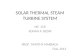 SOLAR THERMAL STEAM TURBINE SYSTEM