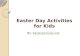 Easter day activities for kids