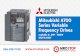 Mitsubishi A700 Series Variable Frequency Drives