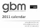 GBM 2011 Calendar
